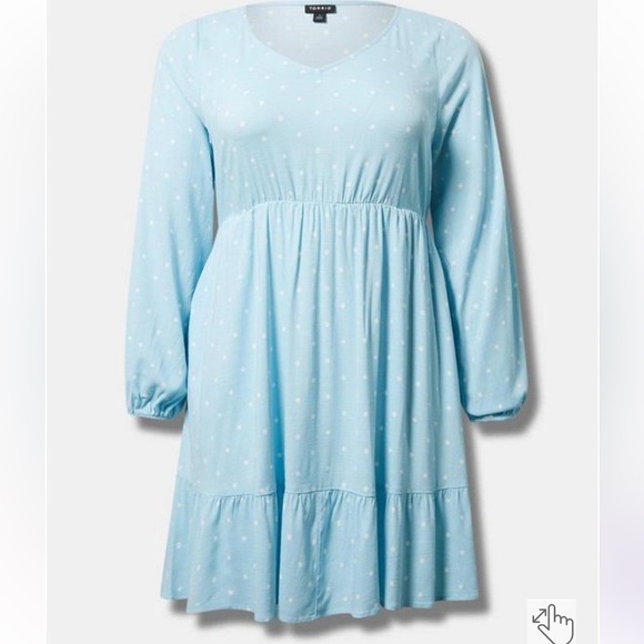 New with tags Textured Stretch Rayon Mini Skater Dress - Picture 4 of 4